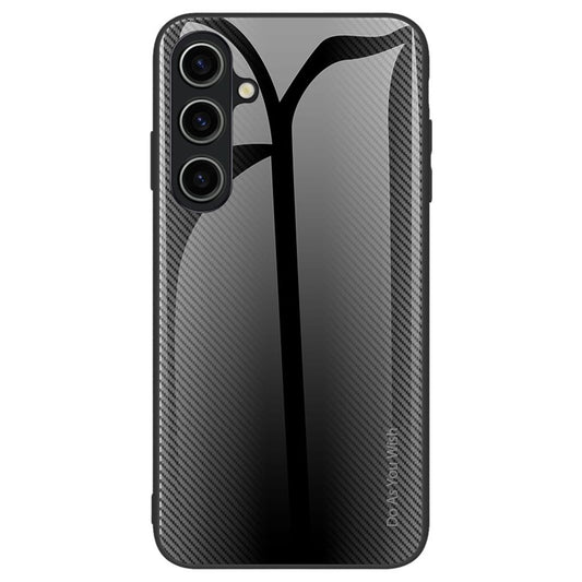 Samsung Galaxy A55 Case with tempered glass back - Black