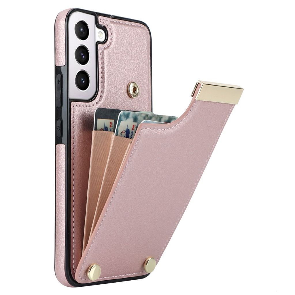 Samsung Galaxy S22 Plus 5G Case with card holder - Rose Gold