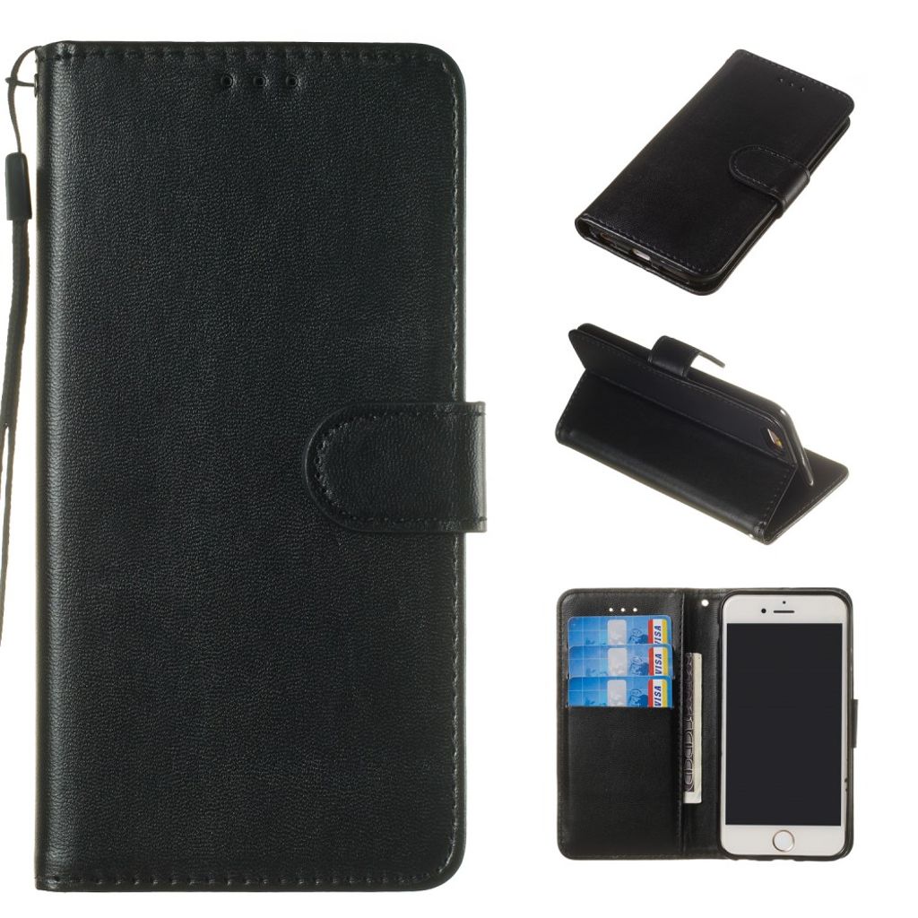 iPhone 6/6s Wallet Fodral with Stand - Black