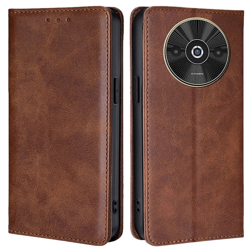 Xiaomi Redmi A3 / POCO C61 4G fodral with wallet – brun
