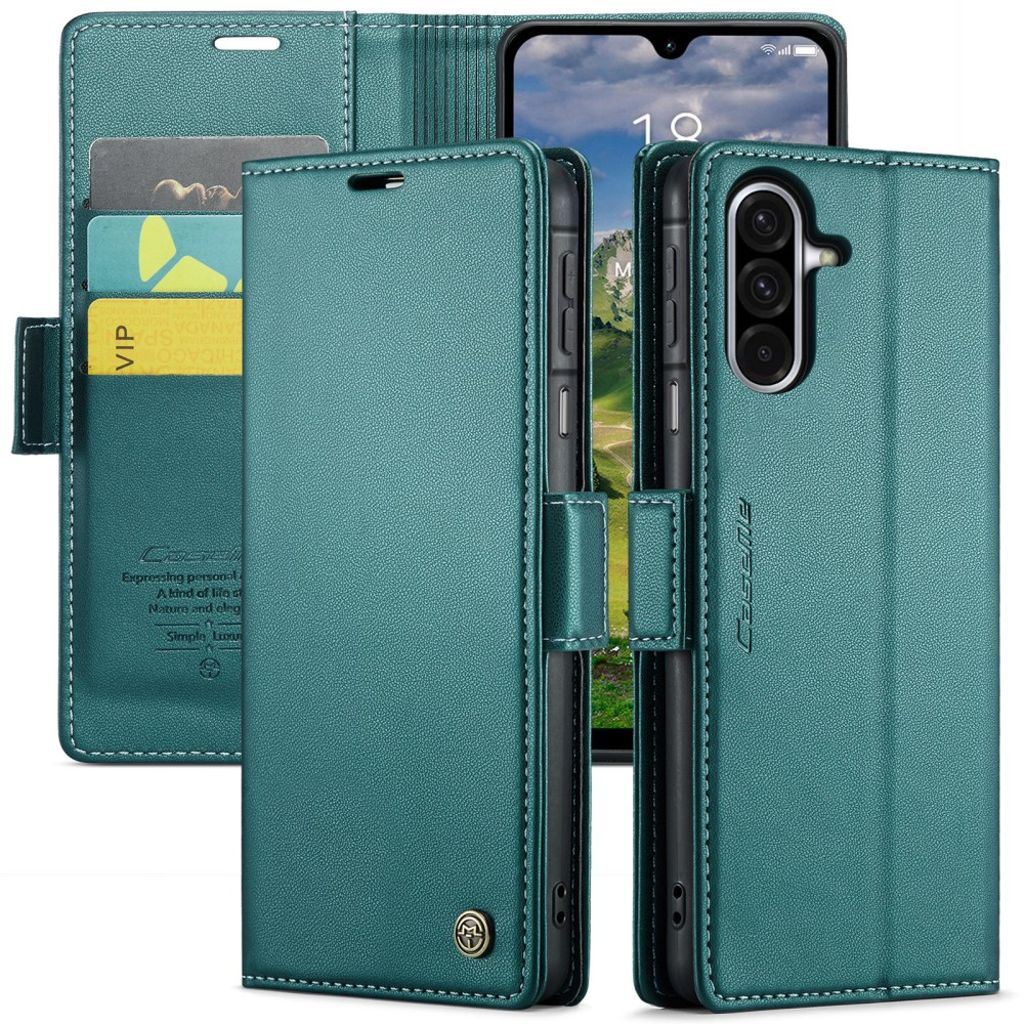 CASEME Samsung Galaxy A26 5G fodral with RFID Blocking – grön