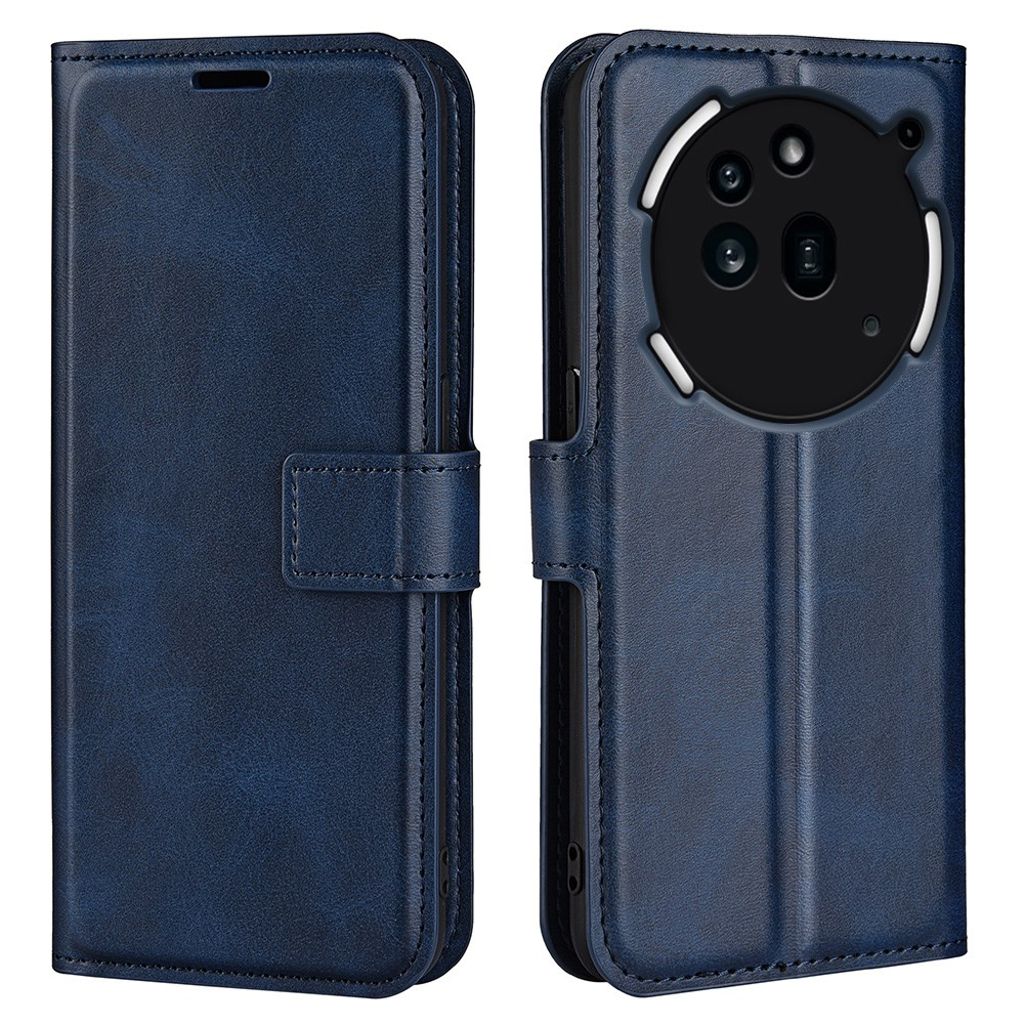 Nothing Phone (3a) Pro plånboksfodral with stativ – blå