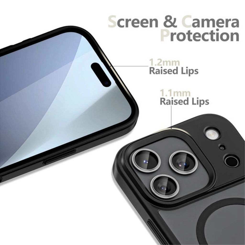 Tech-Protect MagMat MagSafe Case for iPhone 17 Pro Max - Matte Black
