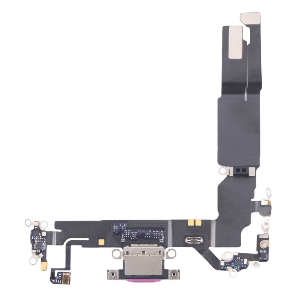 IPhone 16 laddkontakt flexkabel – rosa