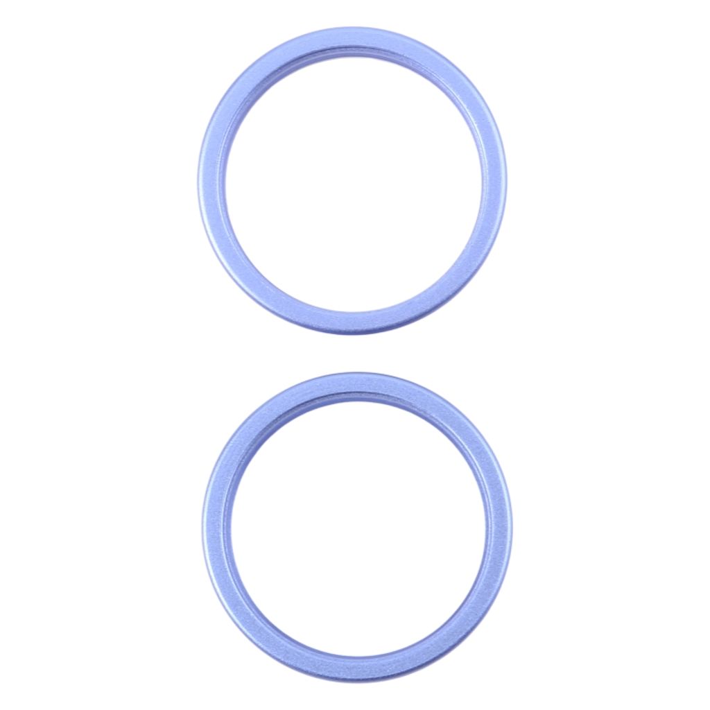 IPhone 16 Plus Back kameralins outer protector hoop ring, 2-pack – blå