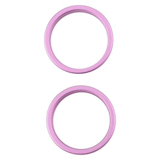 iPhone 16 Plus Back camera lens outer protector hoop ring, 2-pack - Purple
