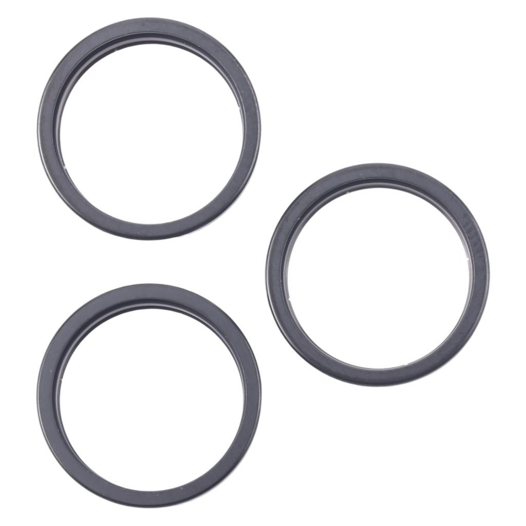 IPhone 16 Pro Max Back kameralins outer protector hoop ring, 3-pack – svart
