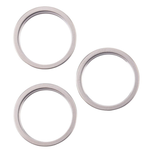 iPhone 16 Pro Max Back camera lens outer protector hoop ring, 3-pack - Titanium