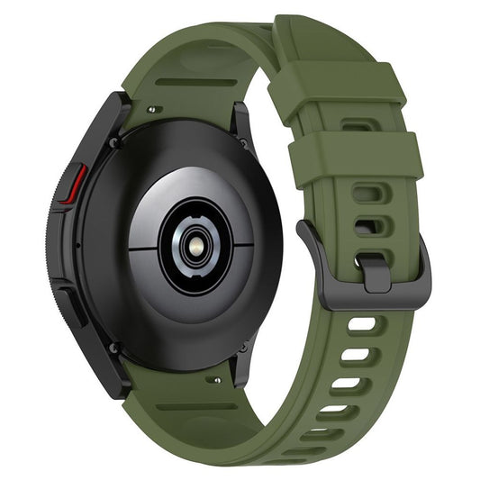 Samsung Galaxy Watch FE 40mm etc. Bracelet in Silicone - Army Green