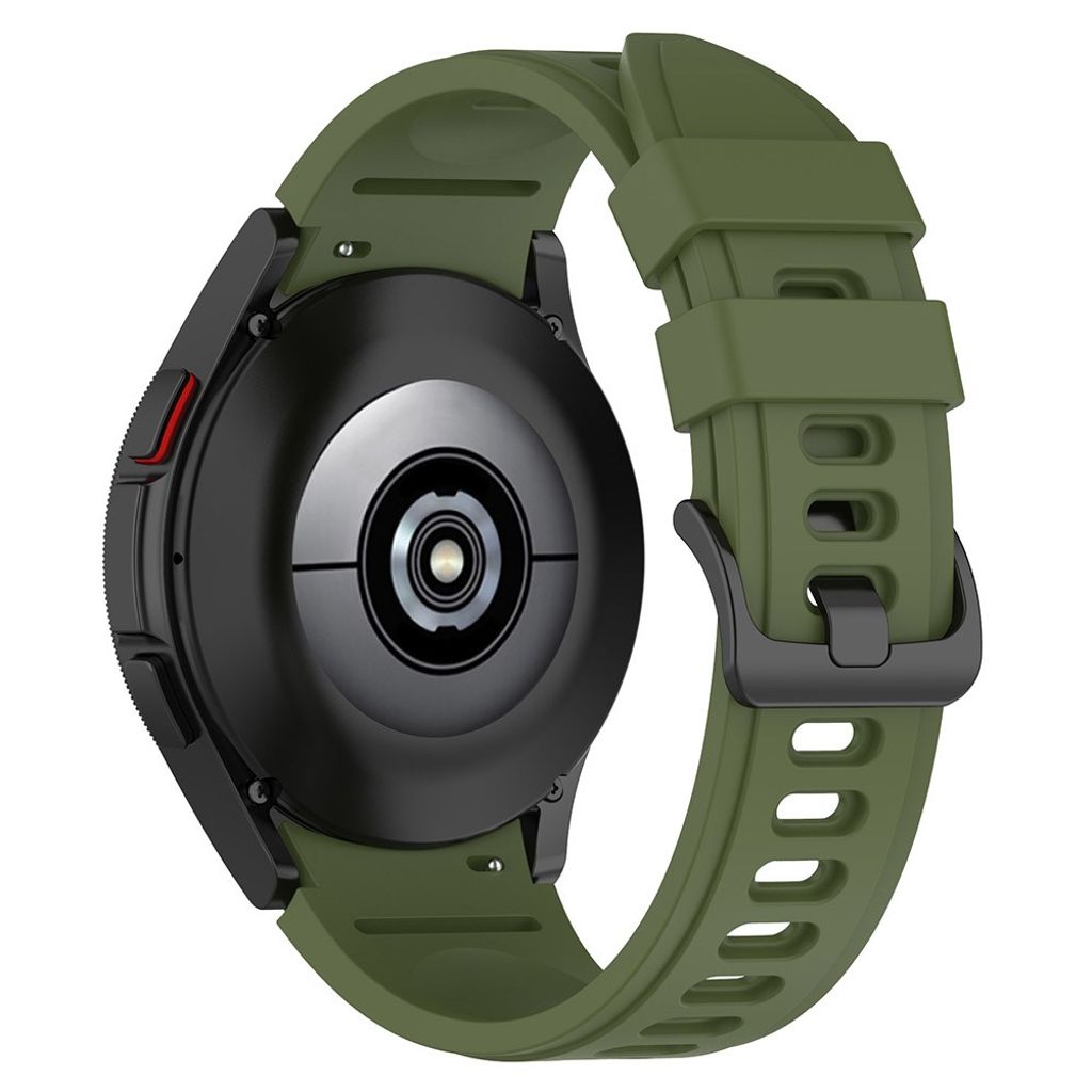 Samsung Galaxy Watch FE 40mm etc. Bracelet in Silicone - Army Green