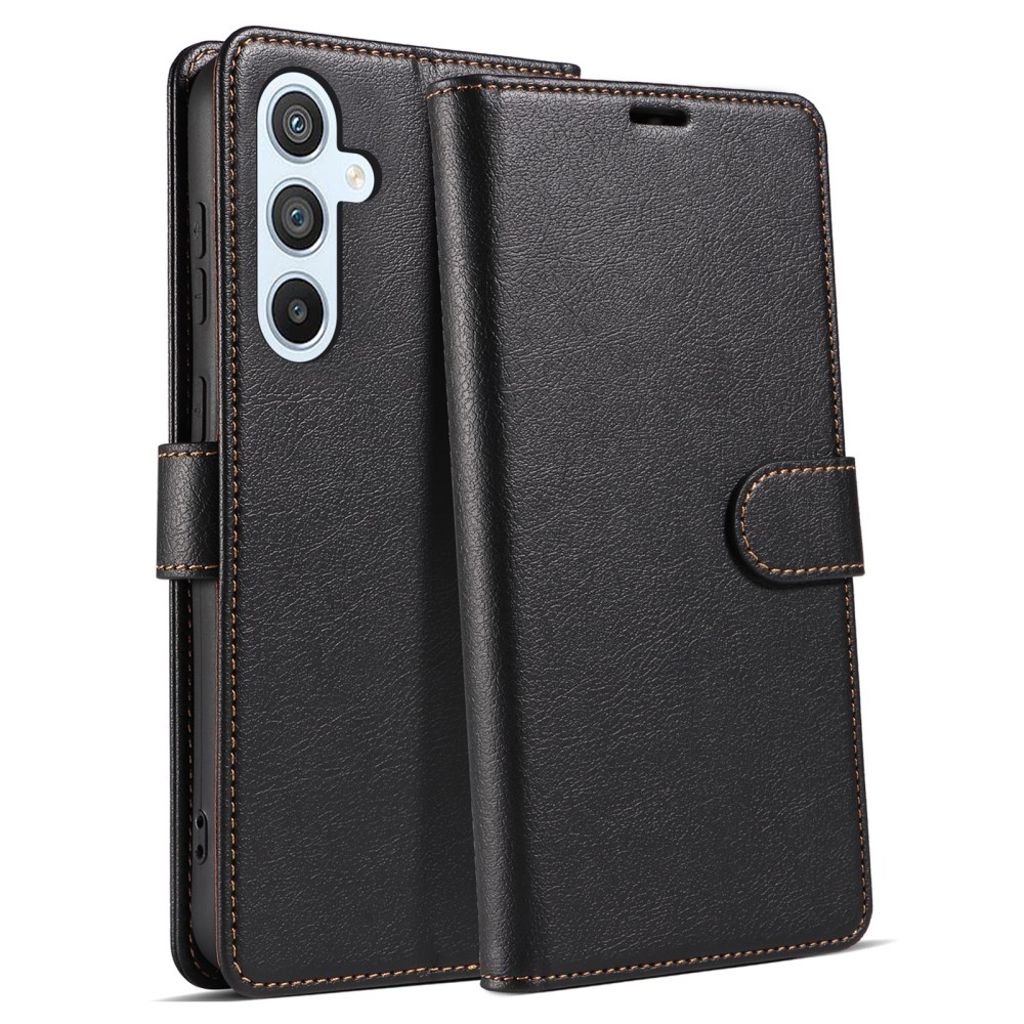Samsung Galaxy A57 5G plånboksfodral RFID Blocking kortfack – svart