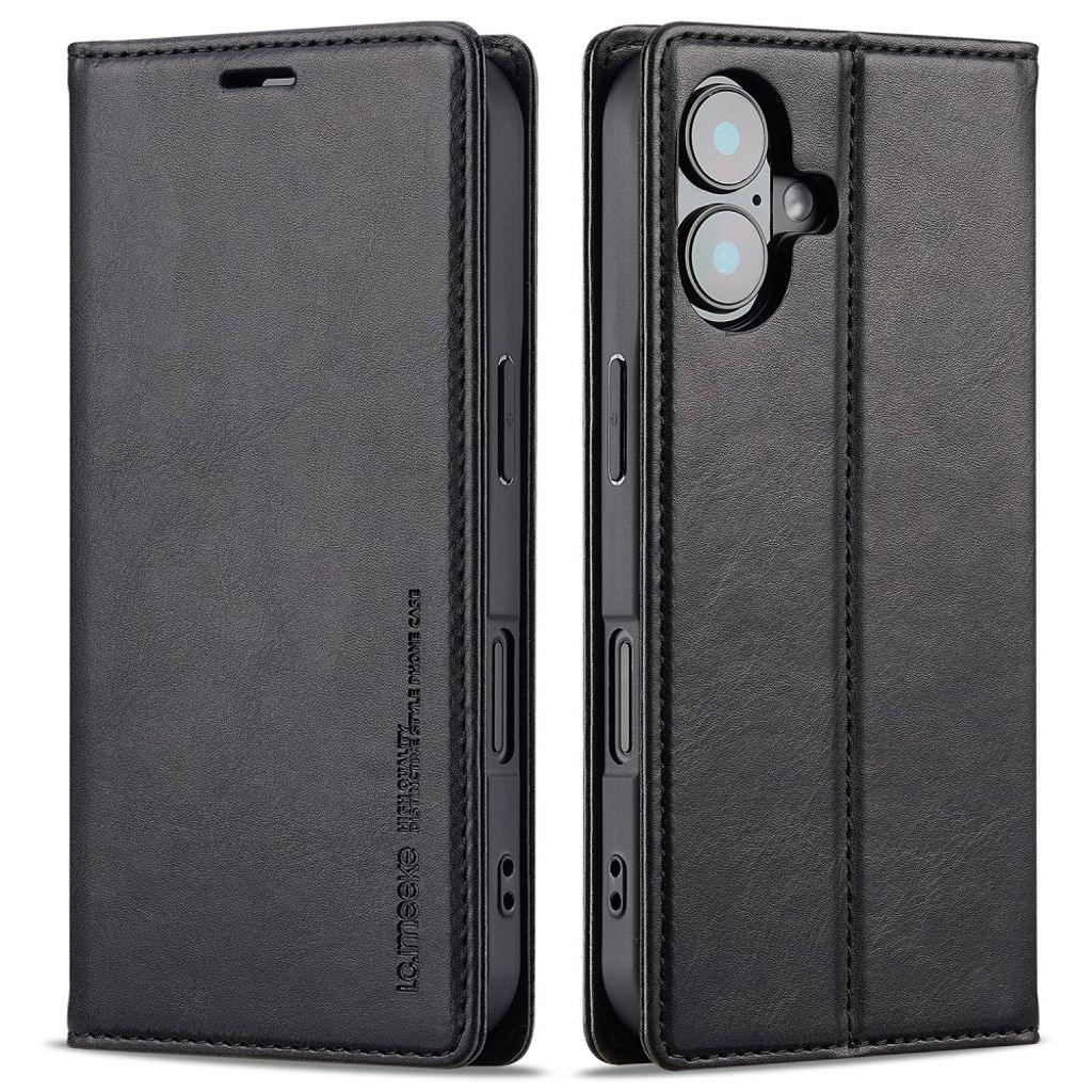 LC.IMEEKE iPhone 16 Plus Wallet Fodral - Black