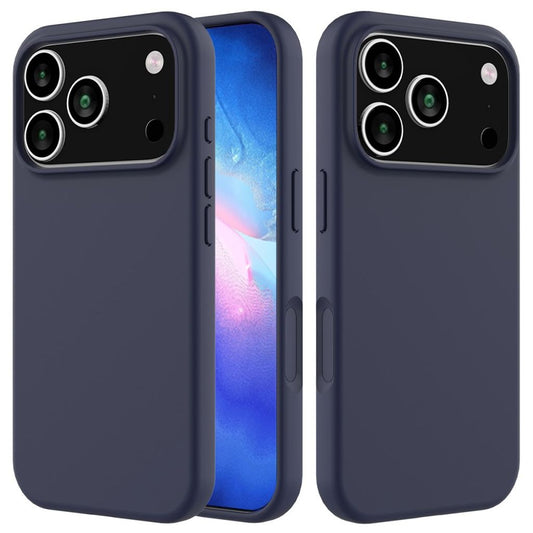 iPhone 17 Pro Max Silicone Phone Case - Dark Blue