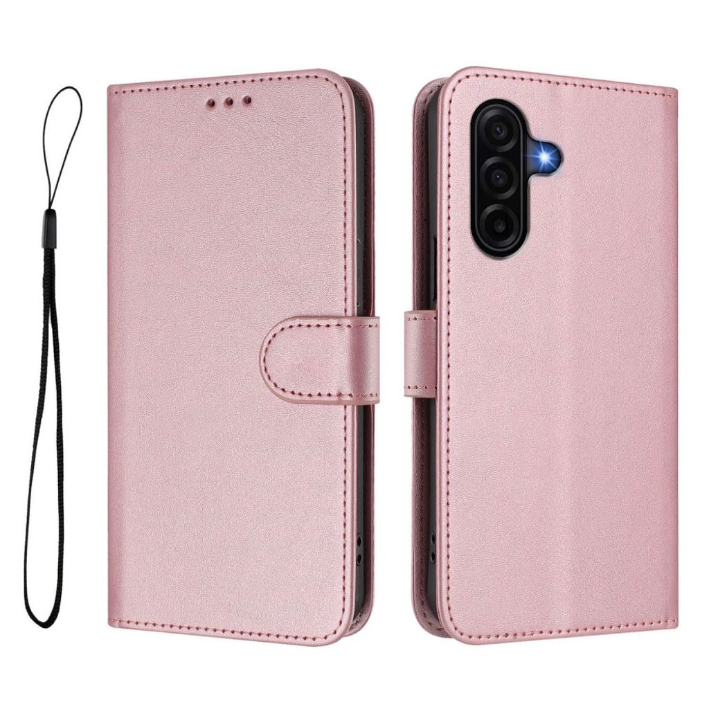 Samsung Galaxy A37 5G plånboksfodral RFID Blocking stativ – rosa
