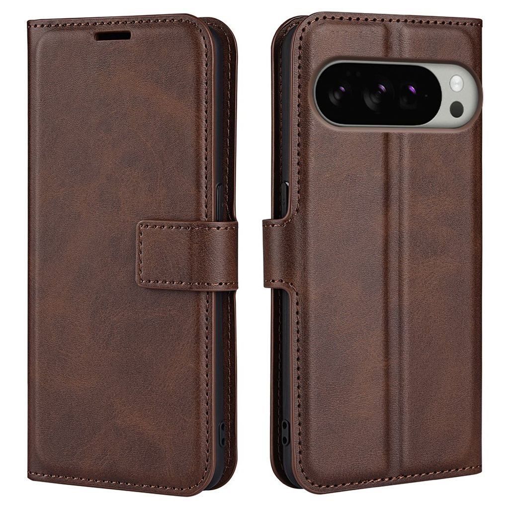 Google Pixel 10 Pro XL fodral with stativ – brun