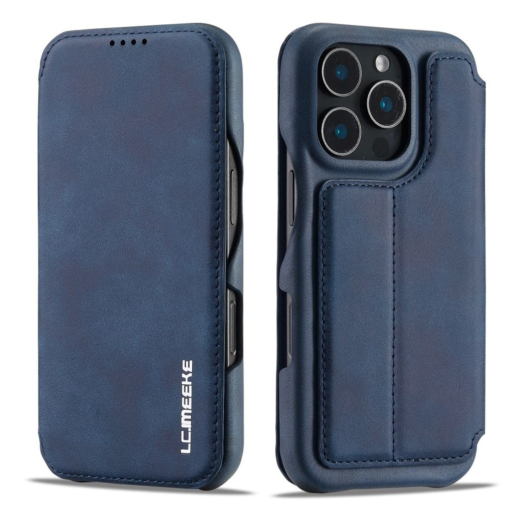 LC.IMEEKE iPhone 16 Pro Fodral with Stand - Blue