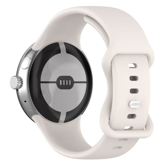 Google Pixel Watch 3 41mm etc. Watch Strap in Silicone - White