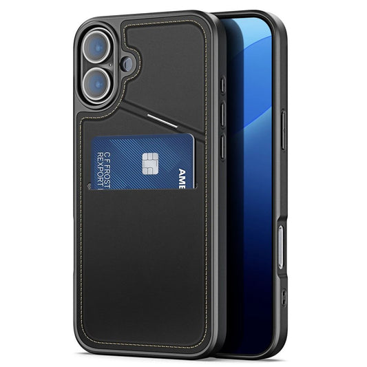 DUX DUCIS iPhone 16 Case with card slot - Black