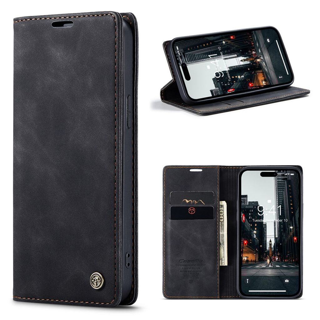 CASEME iPhone 15 Pro fodral - svart