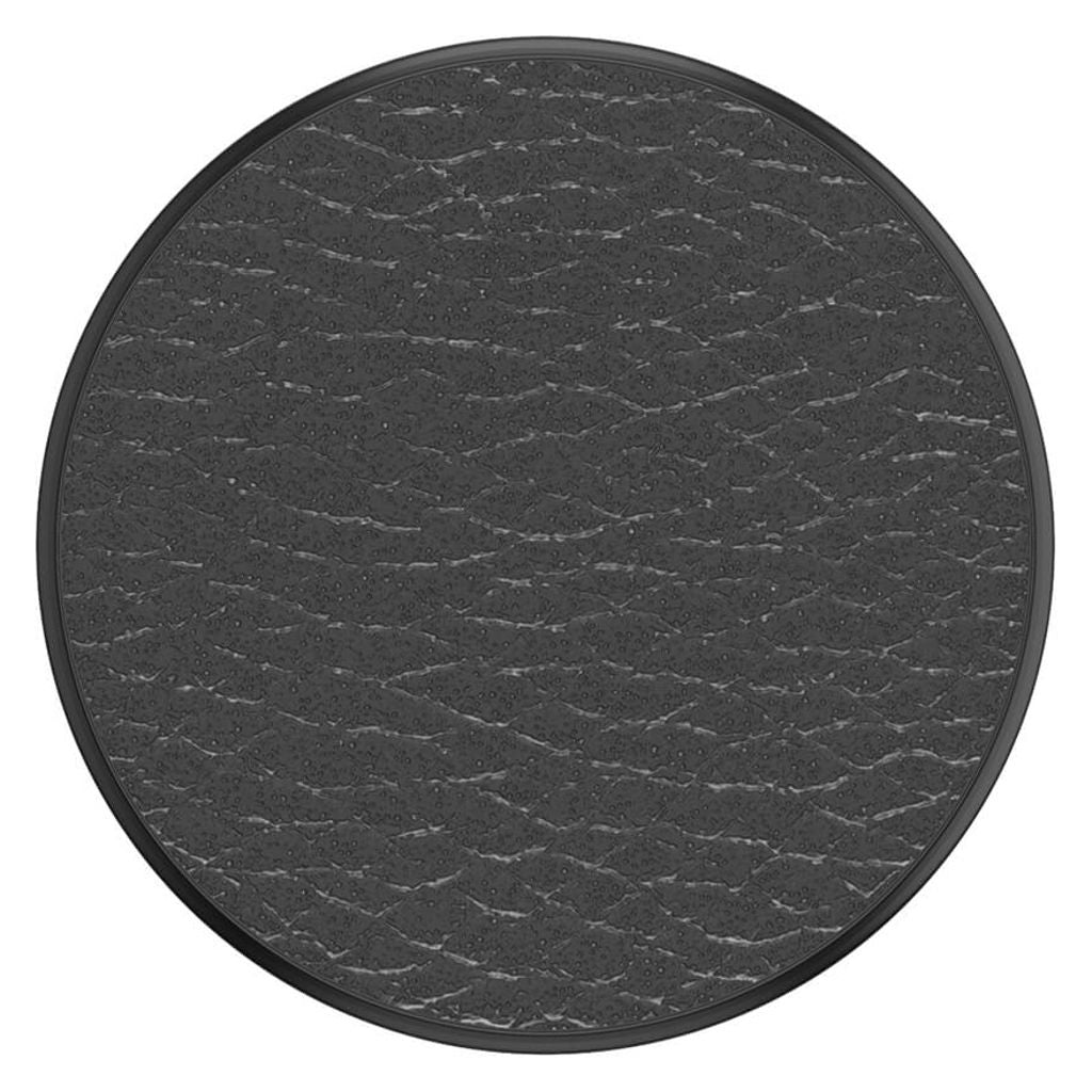 POPSOCKETS Grip with Stand Function Premium - Pebbled Vegan Leather Black