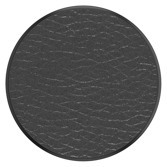 POPSOCKETS Grip with Stand Function Premium - Pebbled Vegan Leather Black