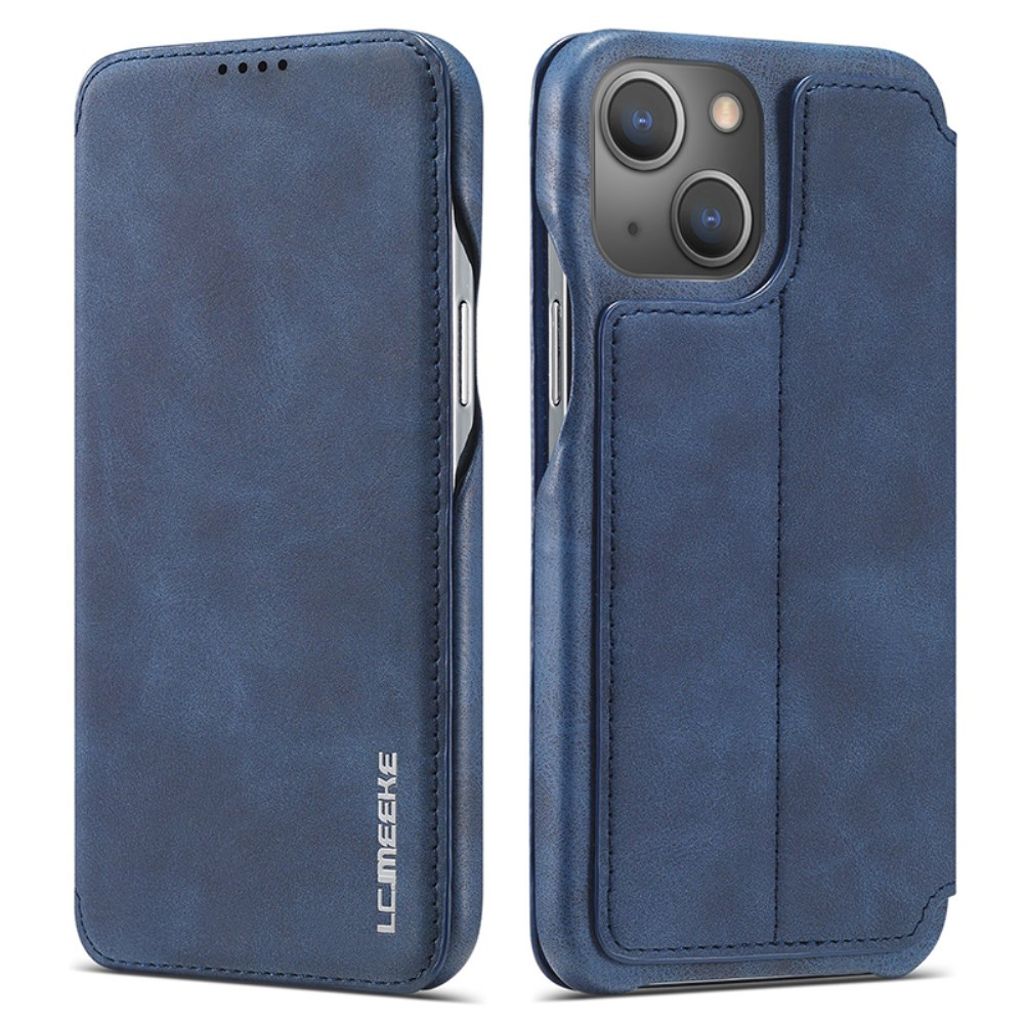 LC.IMEEKE iPhone 15 Plus Fodral with Stand - Blue