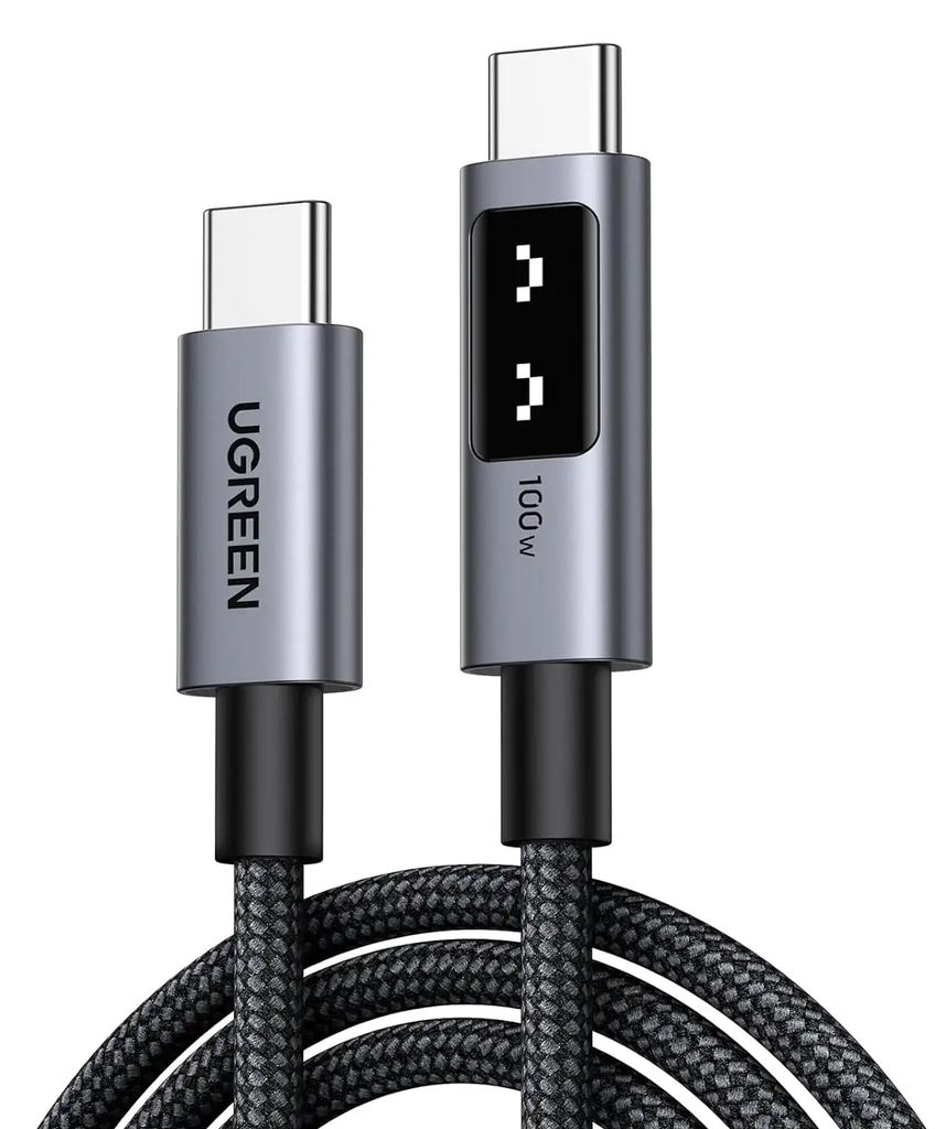 UGREEN Uno USB-C to USB-C Fast Charging kabel 100W PD, 0.5m