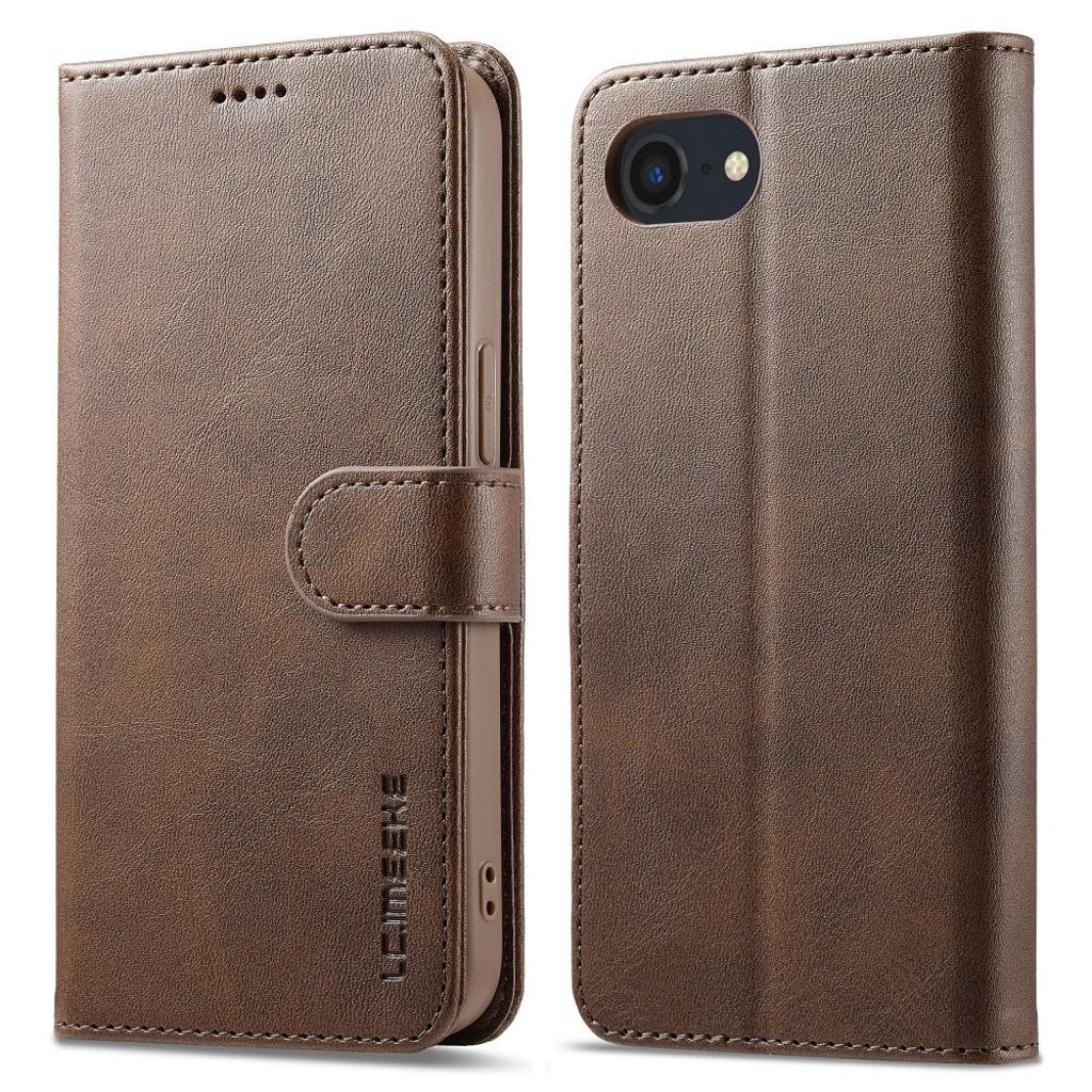 LC.IMEEKE iPhone 17e/16e Wallet Fodral - Brown