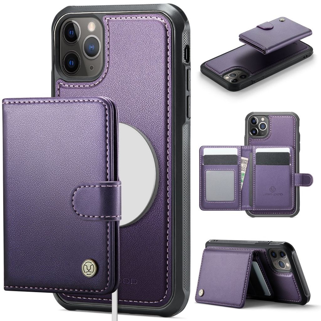 JEEHOOD iPhone 11 Pro Skal with MagSafe - Purple