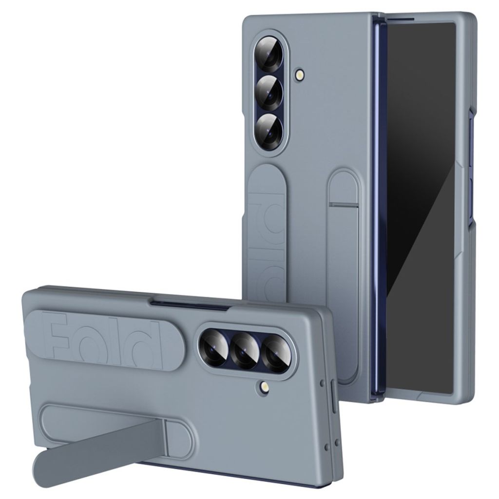 Samsung Galaxy Z Fold7 5G skal with stativ – Dark grå