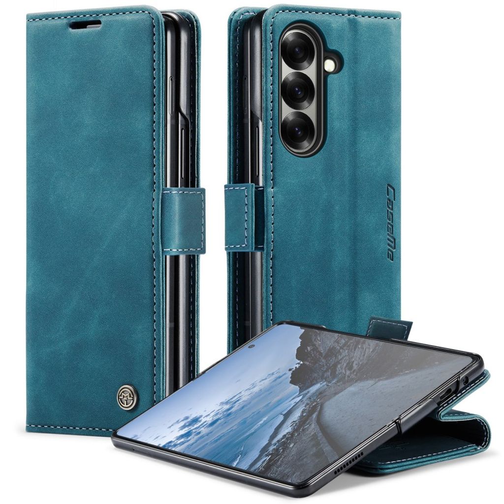 CASEME Samsung Galaxy Z Fold7 5G plånboksfodral – blå