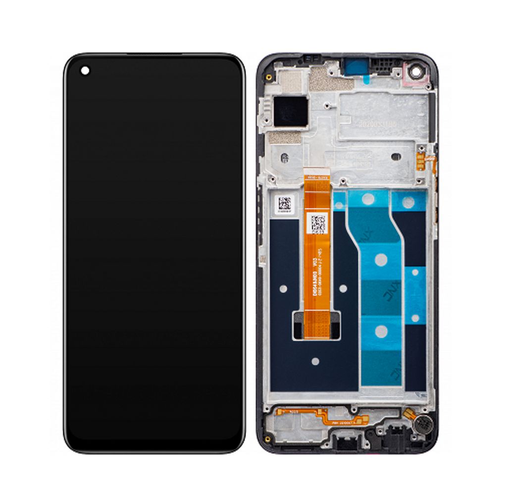 Realme 6 LCD-display – svart