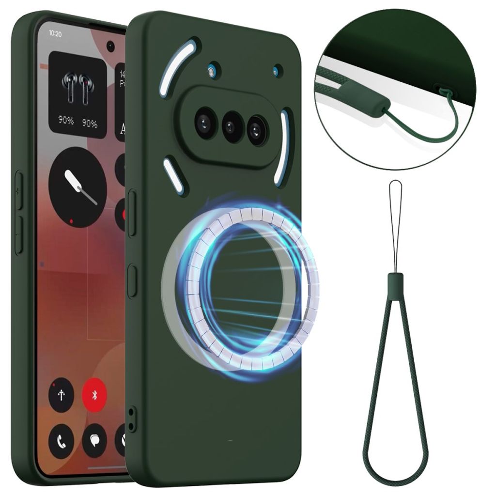 Nothing Phone (3a) MagSafe skal - Dark grön