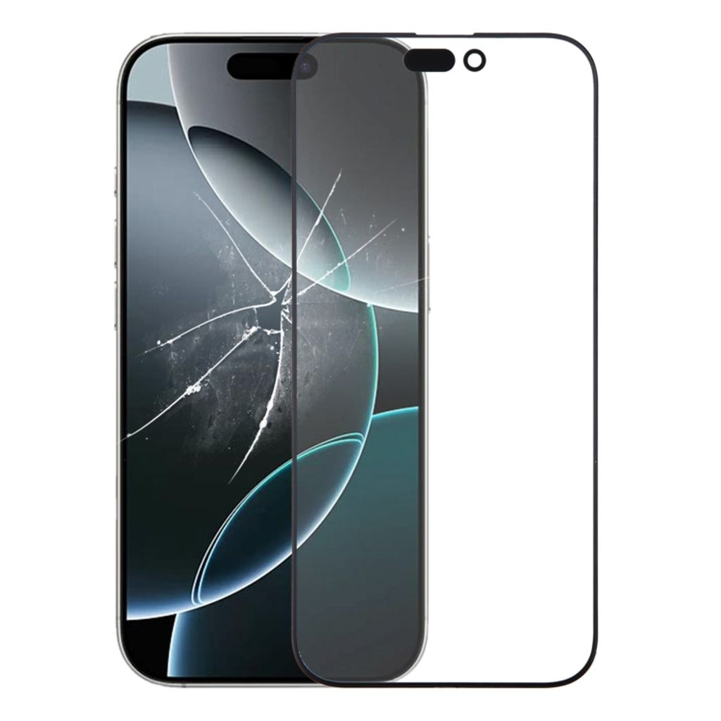 IPhone 16 Pro skärm outer glass with clear tejp/packning