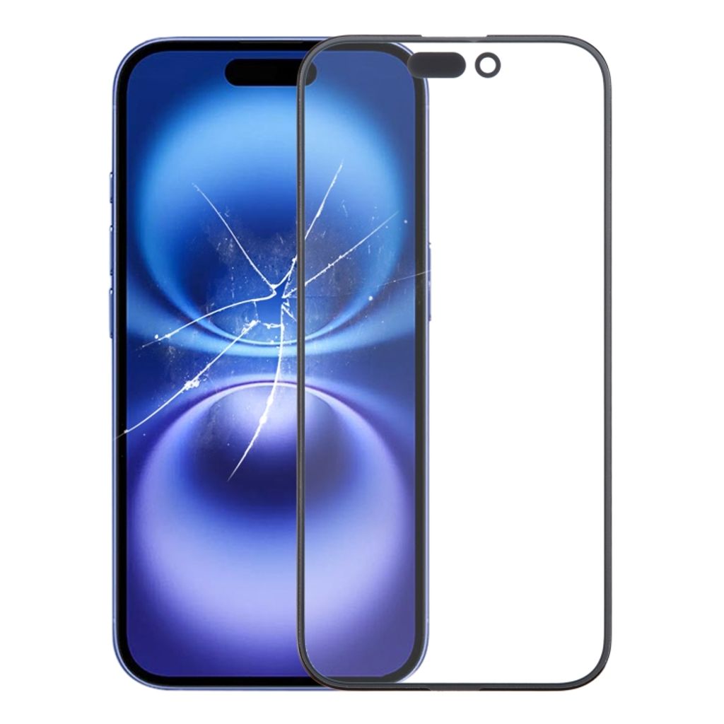 iPhone 16 Screen outer glass with clear adhesive