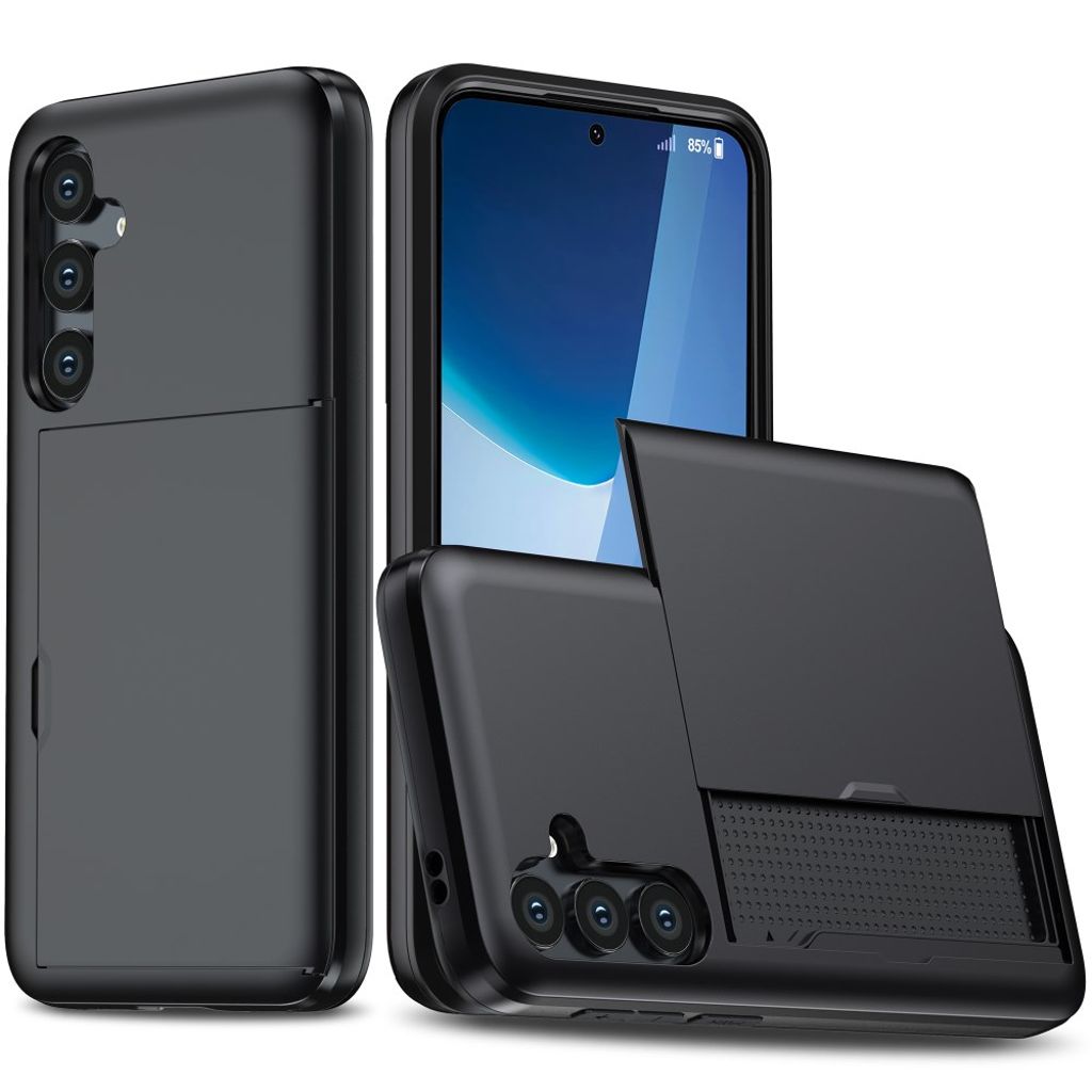 Samsung Galaxy S24 FE Case with Card Holder - Black