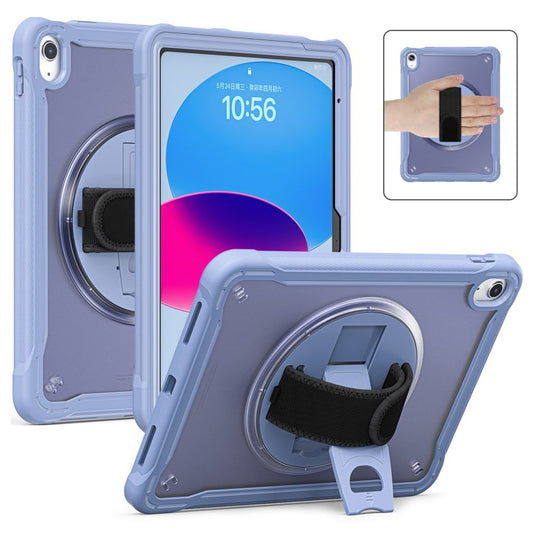 iPad 10.9" 2022 / iPad 11" 2025 Case med stativ och hand grip - Purple