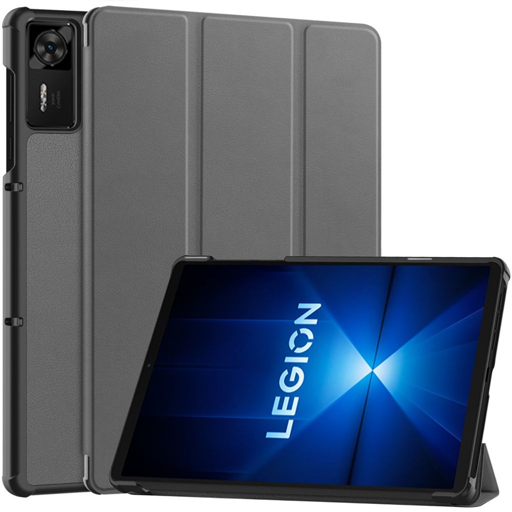 Lenovo Legion Y700 Gen 4 Cover Stand Anti-Drop PU Leather - Grey