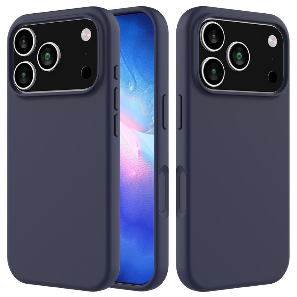 iPhone 17 Pro Silicone Phone Case - Dark Blue