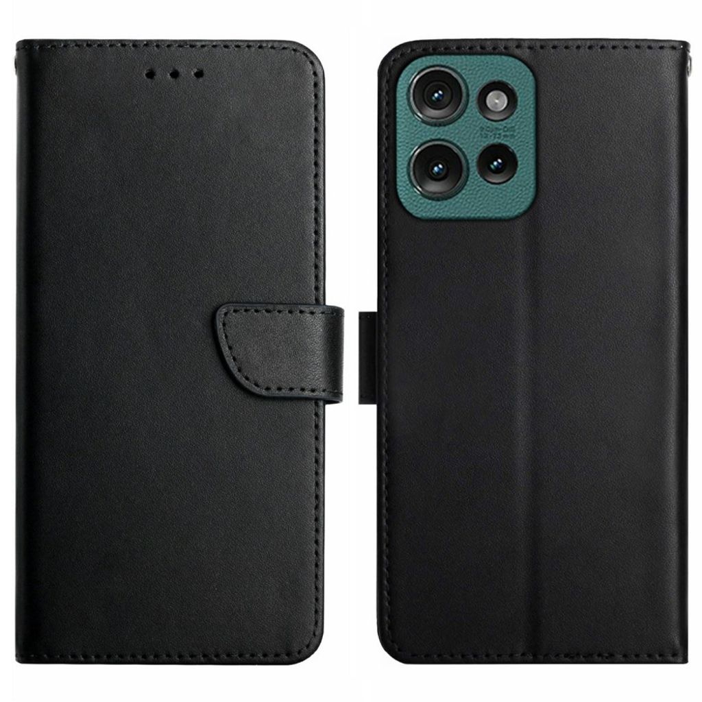 Motorola Moto G 5G 2025 plånboksfodral – svart