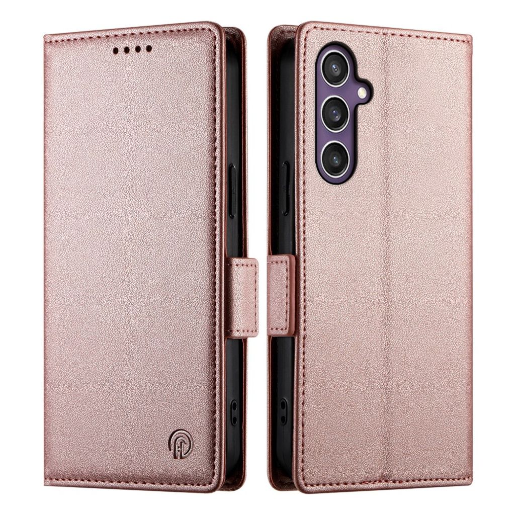 Samsung Galaxy S25 Plus plånboksfodral – roséguld