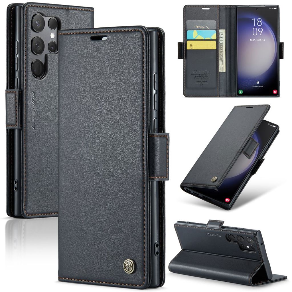 CASEME Samsung Galaxy S24 Ultra fodral – svart