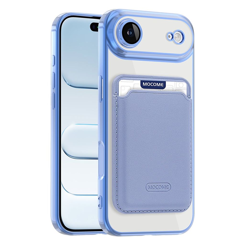 iPhone Air MagSafe Skal with Detachable Card Holder - Blue