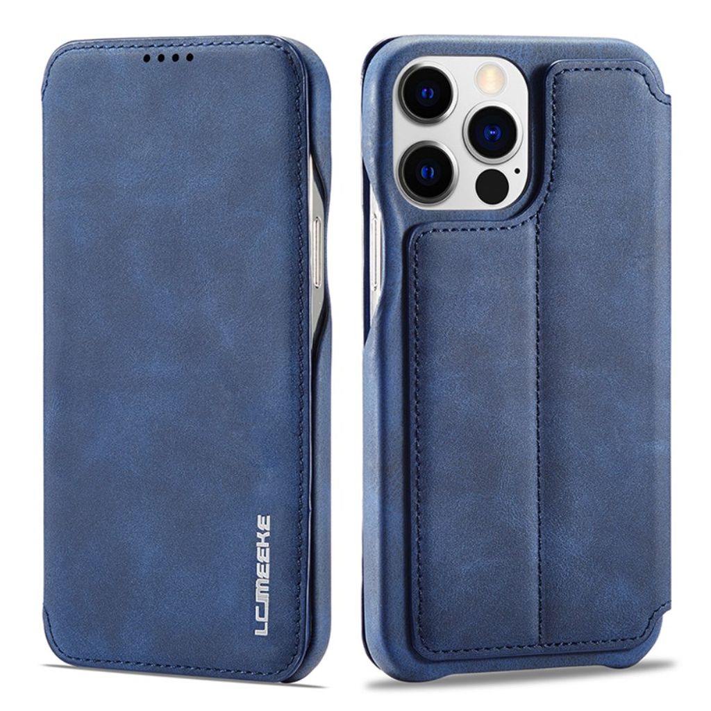 LC.IMEEKE iPhone 15 Pro Max fodral med stativ - blå