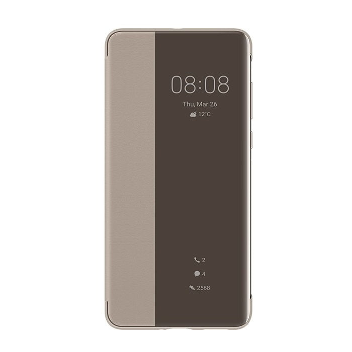 Huawei P40 Smart View Flip fodral Khaki
