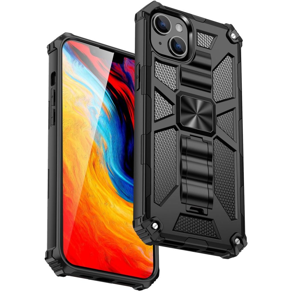 IPhone 14 Plus skal with stöd – svart