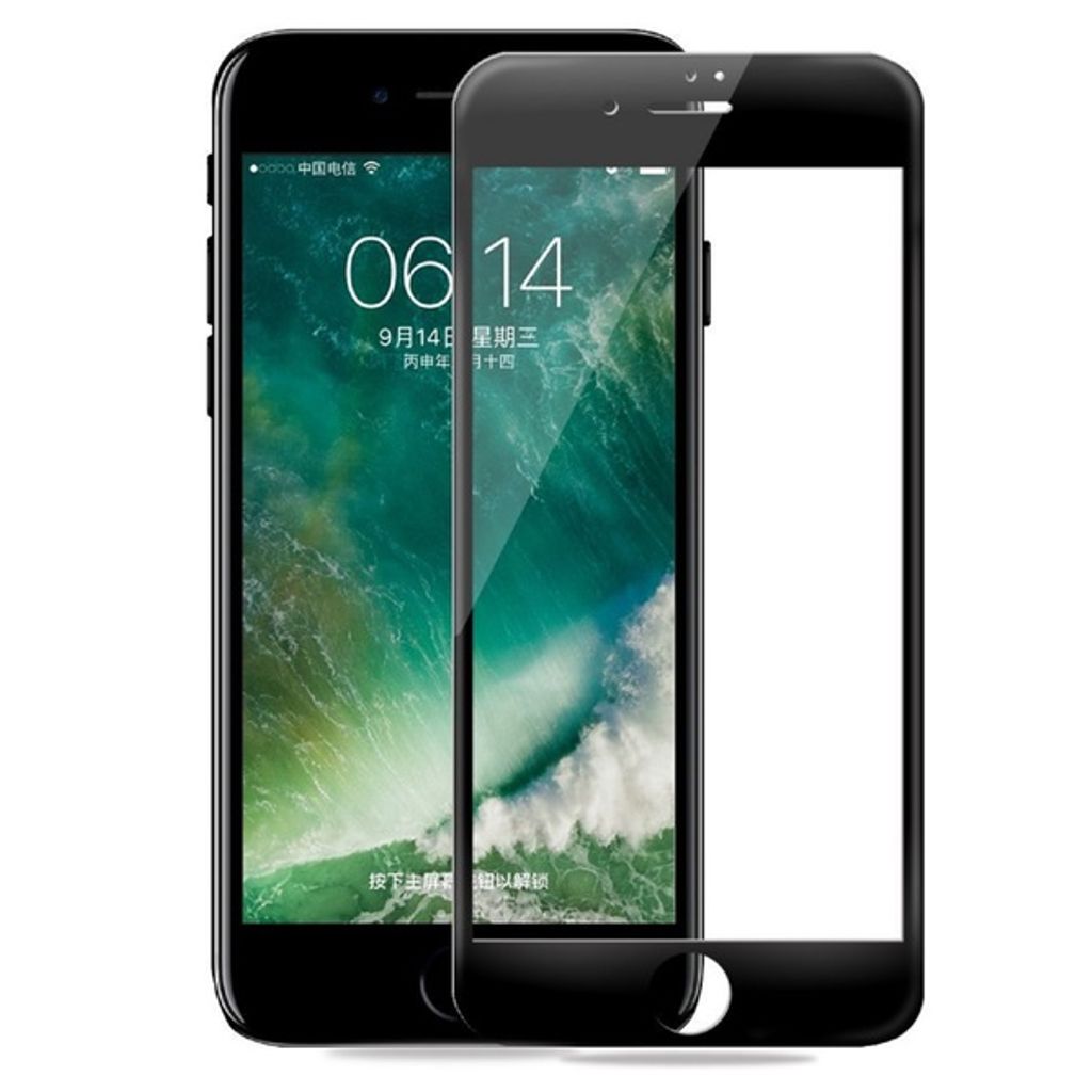 Full fodral skärmskydd for iPhone 7/8 Plus – svart