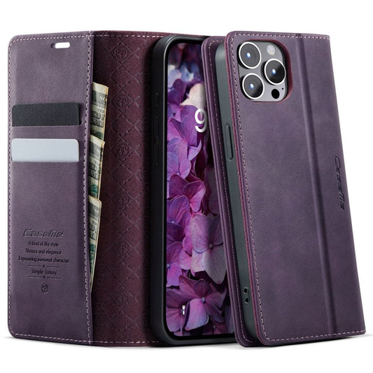 CASEME iPhone 12 Pro Max fodral med stativ - lila