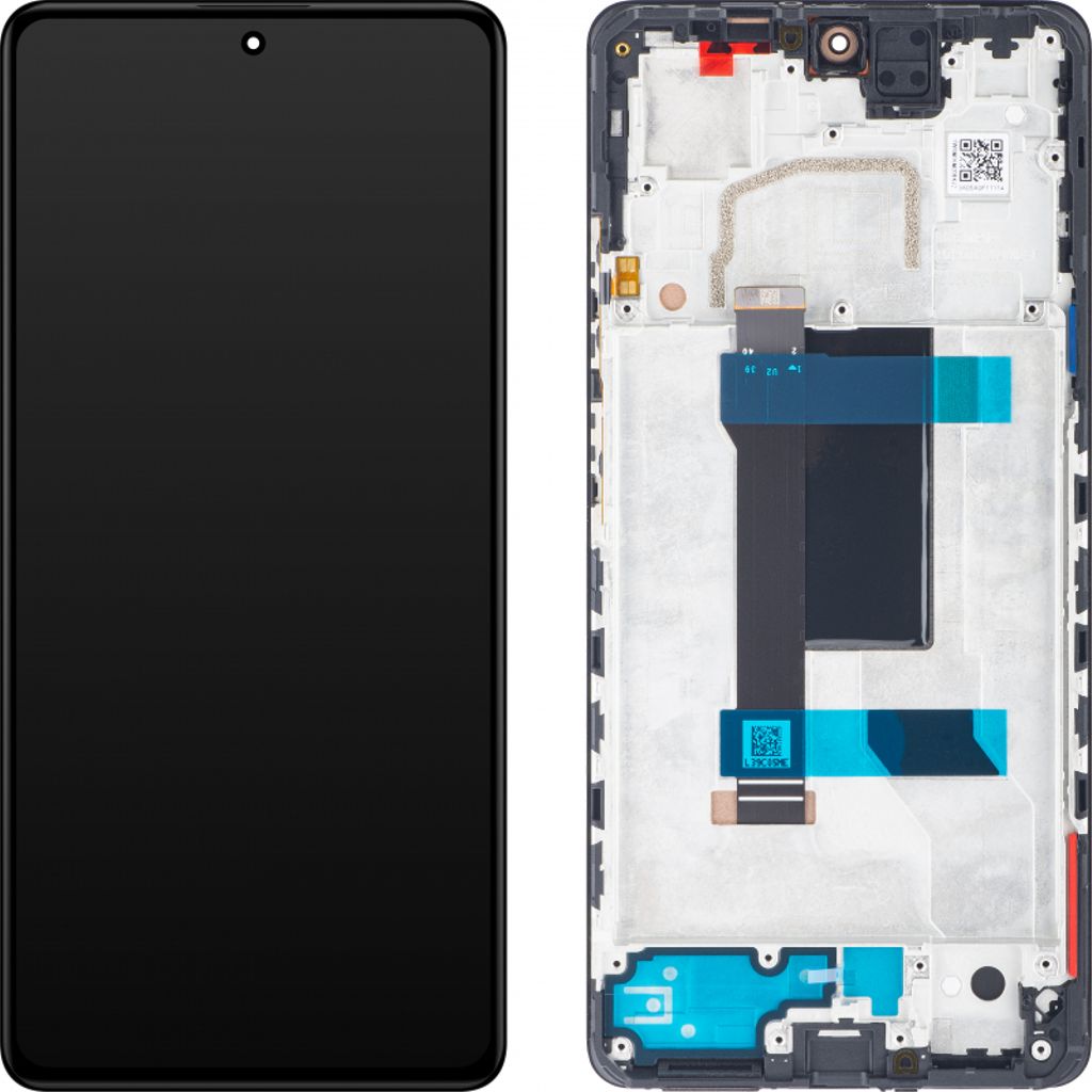 Xiaomi Redmi Note 12 Pro 5G / Poco X5 Pro 5G 20222 display – svart