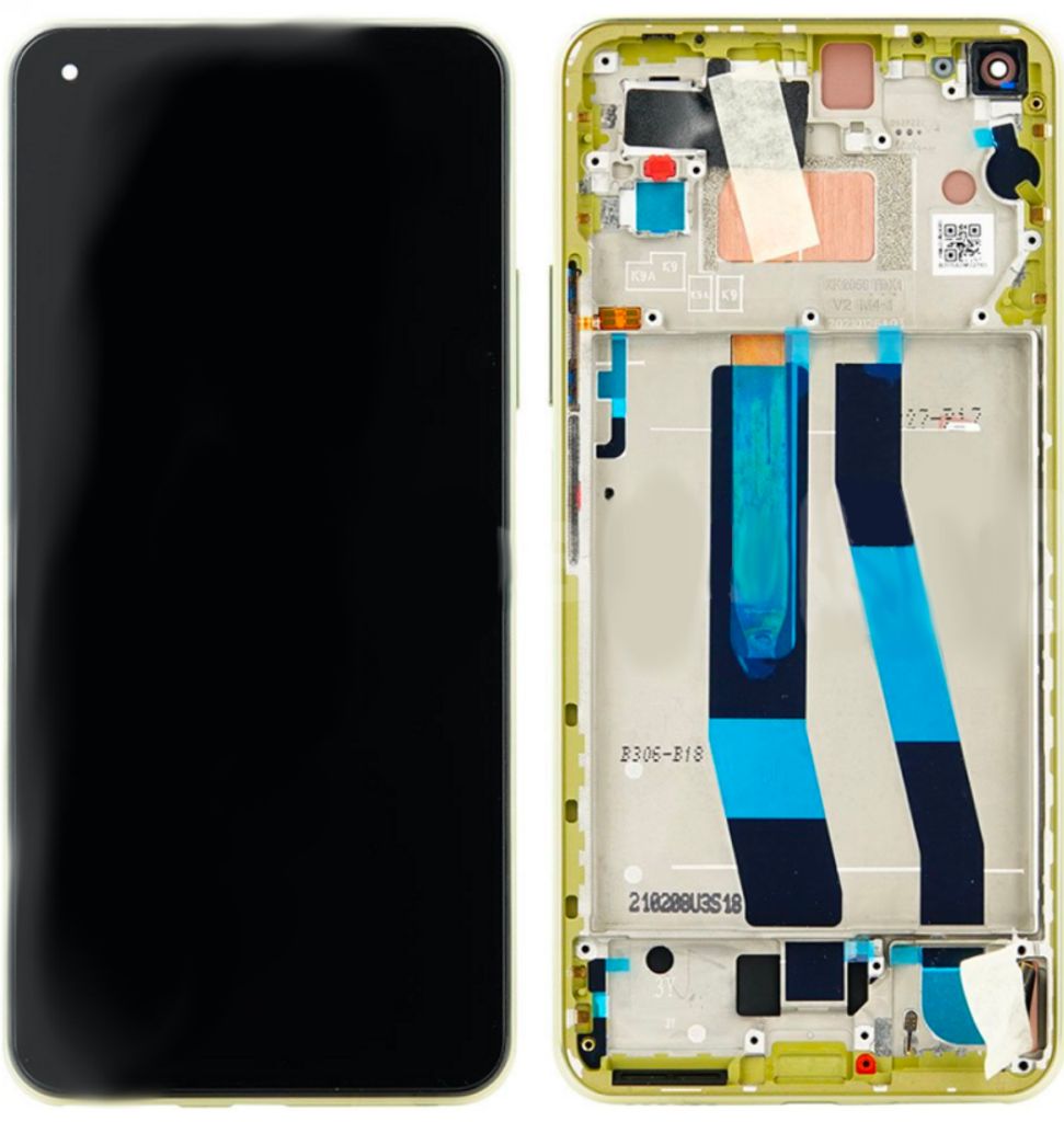 Xiaomi Mi 11 Lite 5G LCD skärm – gul